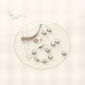 Minimalist Five-Petal Flower Necklace Set in Titanium Steel with Laser-Cut Clover Design, Electroplated Finish, O-Chain, for Women styled ecommerce image for women