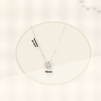 Minimalist Five-Petal Flower Necklace Set in Titanium Steel with Laser-Cut Clover Design, Electroplated Finish, O-Chain, for Women styled ecommerce image for women
