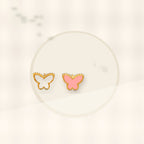 Butterfly-Shaped Titanium Steel Bracelet for Women with Gold Plating Minimalist Fashionable Personalized Accessory styled ecommerce image for women